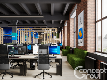Офис для IT-компании площадью 500кв.м.