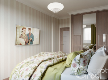 Американский стиль в квартире 60м2