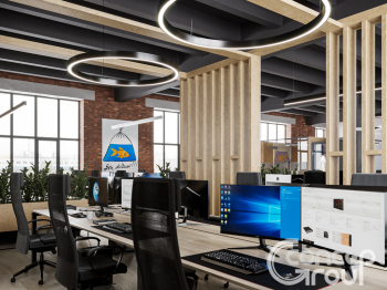 Офис для IT-компании площадью 500кв.м.