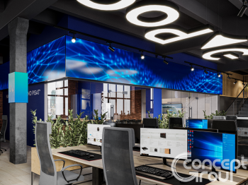 Офис для IT-компании площадью 500кв.м.