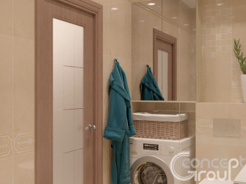 Американский стиль в квартире 60м2