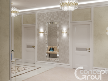 Современная классика в коттедже 320 кв м