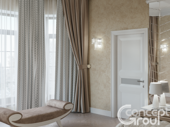 Современная классика в коттедже 320 кв м
