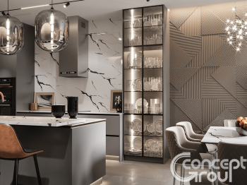 Дом с лаунж зоной на крыше