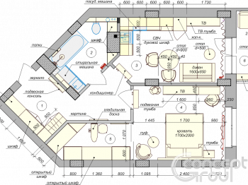 One-bedroom flat