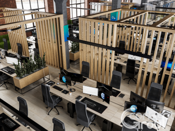 Офис для IT-компании площадью 500кв.м.